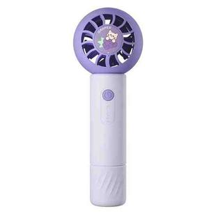 MF062 Mini Handheld Lollipop Electric Fan (Purple)