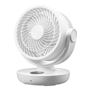 WT-F44 Adjustable Desktop LED Smart Digital Display Air Circulation Electric Fan, 3 Speed Control (White)