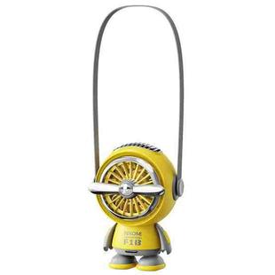 WEKOME F1B Pilot Hanging Neck Portable Mini Fan (Yellow)