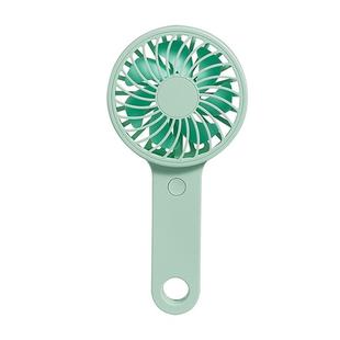 HTL-06 1-3W USB Interface 3-speed Control Rechargeable Portable Ultra-thin Handheld Fan (Green)