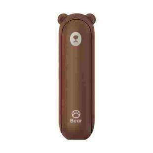 Xiaomi Youpin JISULIFE F8 Multifunctional Mini Fan Handheld Folding Fan(Brown)