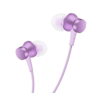 Original Xiaomi Mi In-Ear Headphones Basic Earphone with Wire Control + Mic, Support Answering and Rejecting Call(Purple)