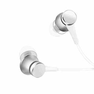 Original Xiaomi Mi In-Ear Headphones Basic Earphone with Wire Control + Mic, Support Answering and Rejecting Call(Silver)
