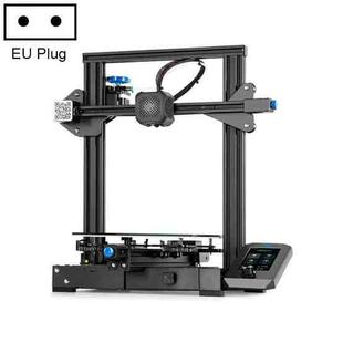 CREALITY Ender-3 V2 Craborundom Glass Platform Ultra-silent DIY 3D Printer, Print Size : 22 x 22 x 25cm, EU Plug
