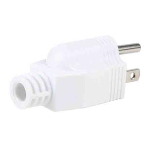 US Plug Male AC Wall Universal Travel Power Socket Plug Adapter (White)