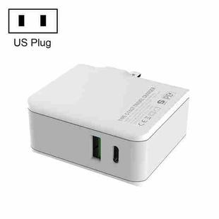 LDNIO A4403C 30W PD + Auto-id Foldable Fast Travel Charger with 1m USB-C / Type-C Cable, US Plug