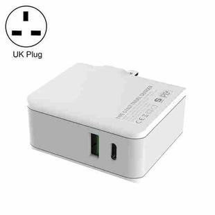 LDNIO A4403C 30W PD + Auto-id Foldable Fast Travel Charger with 1m Micro USB Cable, UK Plug