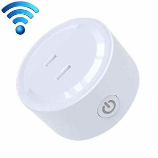 10A Round Shape WiFi Mini Plug APP Remote Control Timer Smart Socket, Support Alexa & Google Home, AC 100-240V, JP / US Plug