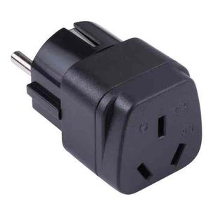 Portable Three-hole AU to EU Plug Socket Power Adapter