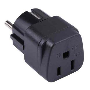Portable Three-hole US to EU Plug Socket Power Adapter