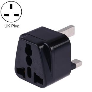 Portable Universal Socket to UK Plug Power Adapter Travel Charger (Black)