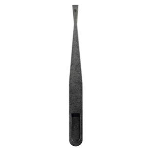 JF-S14 Anti-static Carbon Fiber Straight Tip Tweezers(Black)