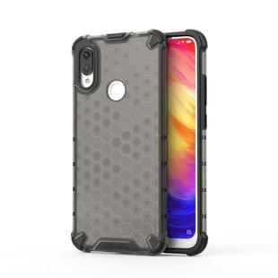 Shockproof Honeycomb PC +TPU protective For Redmi Note 7(Black)