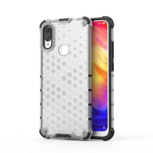 Shockproof Honeycomb PC +TPU protective For Redmi Note 7(White)