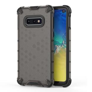 Shockproof Honeycomb PC+TPU Protective Case for Galaxy S10e(Black)
