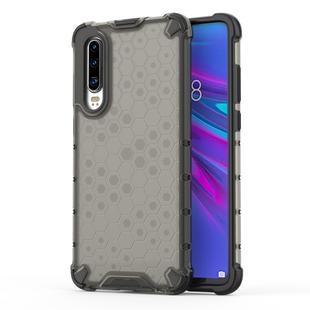 Shockproof Honeycomb PC + TPU Protective Case For Huawei P30 Lite(Black)