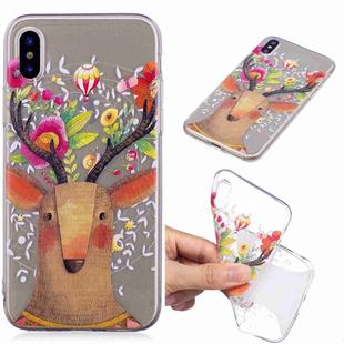Painted TPU Protective Case For Huawei P30 Pro(Flower Deer)