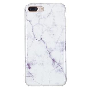 TPU Protective Case For iPhone 8 Plus & 7 Plus(White Marble)