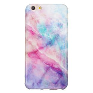 TPU Protective Case For iPhone 6 & 6s(Pink Green Marble)