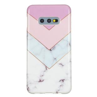 TPU Protective Case For Galaxy S10e(Stitching Tricolor )