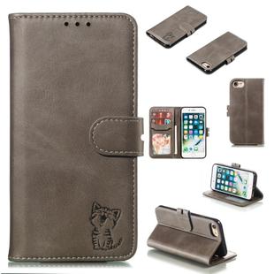Leather Protective Case For iPhone SE 2020 & 8 & 7(Gray)