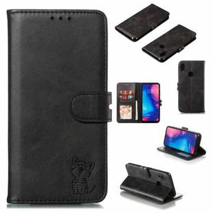 Leather Protective Case For Redmi Note 7(Black)