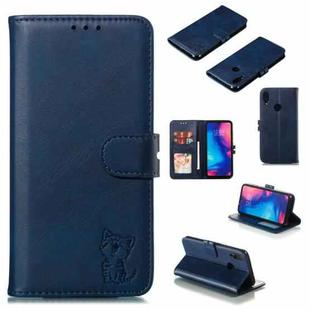 Leather Protective Case For Redmi Note 7(Blue)