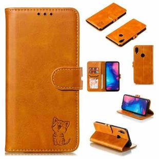 Leather Protective Case For Redmi Note 7(Yellow)