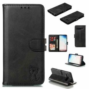 Leather Protective Case For Galaxy S10(Black)