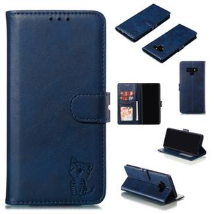 Leather Protective Case For Galaxy Note9(Blue)