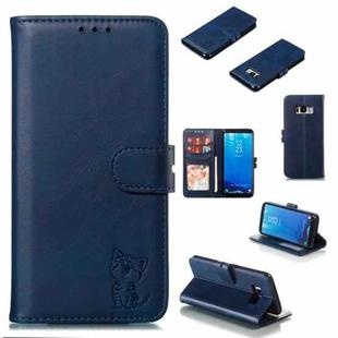 Leather Protective Case For Galaxy S8(Blue)