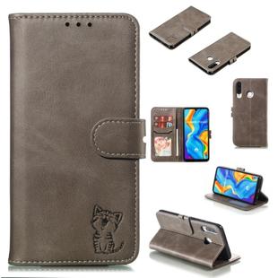 Leather Protective Case For Huawei P30 Lite(Gray)