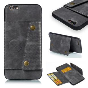 Leather Protective Case For iPhone 6 Plus & 6s Plus(Gray)