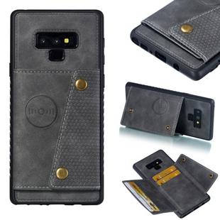 Leather Protective Case For Galaxy Note9(Gray)