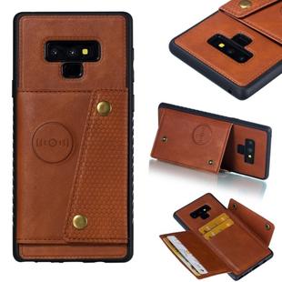 Leather Protective Case For Galaxy Note9(Brown)