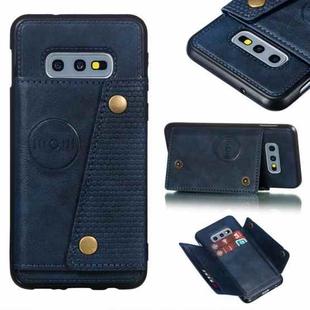 Leather Protective Case For Galaxy S10e(Blue)