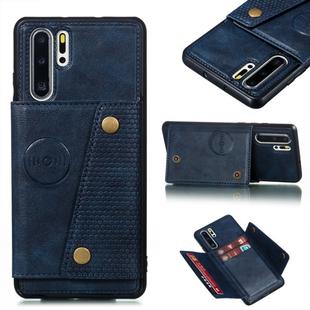 Leather Protective Case For Huawei P30 Pro(Blue)