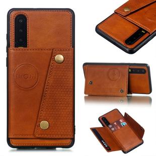 Leather Protective Case For Huawei P30(Brown)