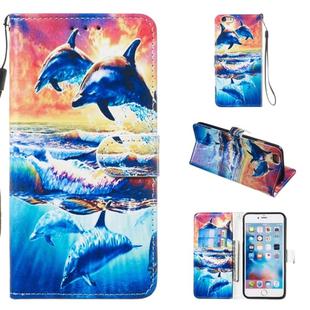 Leather Protective Case For iPhone 6 & 6s(Dolphin)