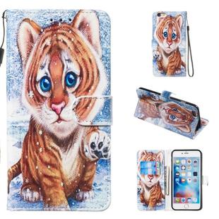 Leather Protective Case For iPhone 6 Plus & 6s Plus(Tiger)