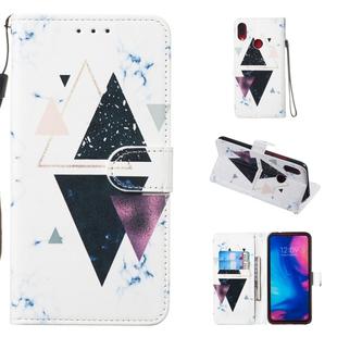 Leather Protective Case For Redmi Note 7(Trigonal Marble)