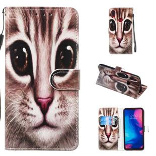 Leather Protective Case For Redmi Note 7(Coffee Cat)