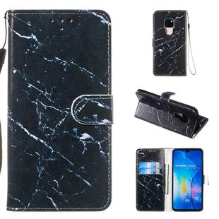 Leather Protective Case For Huawei Mate 20(Black Marble)