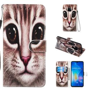 Leather Protective Case For Huawei Mate 20(Coffee Cat)