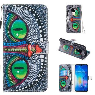 Leather Protective Case For Huawei Mate 20(Green Eyes)