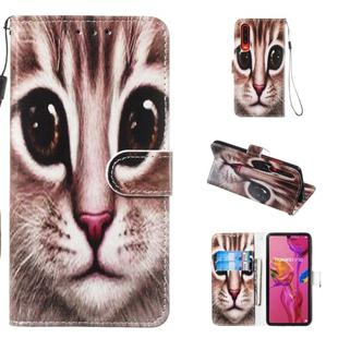 Leather Protective Case For Huawei P30(Coffee Cat)