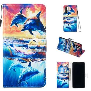 Leather Protective Case For Huawei P30 Pro(Dolphin)