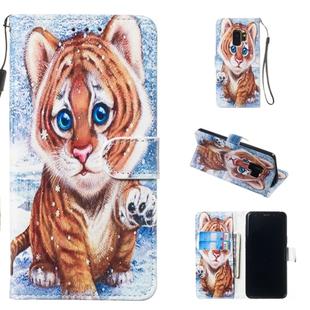 Leather Protective Case For Galaxy S9(Tiger)