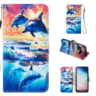 Leather Protective Case For Galaxy S10e(Dolphin)