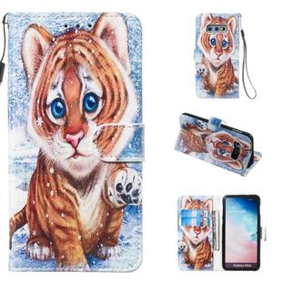 Leather Protective Case For Galaxy S10e(Tiger)